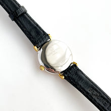 Load image into Gallery viewer, Vintage Ladies&#39; Two-Tone Michel Herbelin Watch with Black Leather Strap - Boxed
