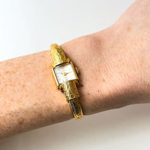 Load image into Gallery viewer, Vintage Ladies&#39; Gold-Plated Bucherer Mechanical Bangle Watch
