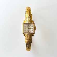 Load image into Gallery viewer, Vintage Ladies&#39; Gold-Plated Bucherer Mechanical Bangle Watch
