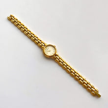 Load image into Gallery viewer, Ladies Pulsar (by Seiko) Watch with Gold-Plated Bracelet and Round Gold Dial
