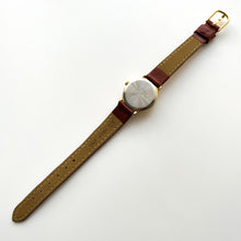 Load image into Gallery viewer, Vintage Ladies&#39; Accurist Moon Phase Quartz Watch with Brown Leather Strap
