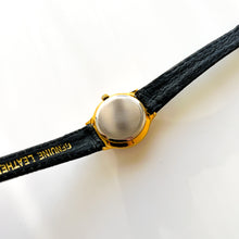 Load image into Gallery viewer, Vintage Ladies&#39; Sutus Moon Phase Quartz Watch with Black Leather Strap
