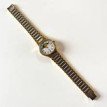 Load image into Gallery viewer, YSL Ladies’ Moon Phase Quartz Watch with Two-Tone Bracelet and White Dial
