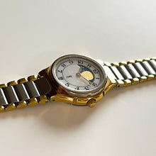 Load image into Gallery viewer, YSL Ladies’ Moon Phase Quartz Watch with Two-Tone Bracelet and White Dial
