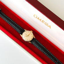 Load image into Gallery viewer, Tiny 1959 9ct solid gold Omega Ladies&#39; Vintage Mechanical Watch - Boxed
