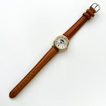 Load image into Gallery viewer, Ladies&#39; 90s Moon Phase Equinox Quartz Watch with Brown Leather Strap
