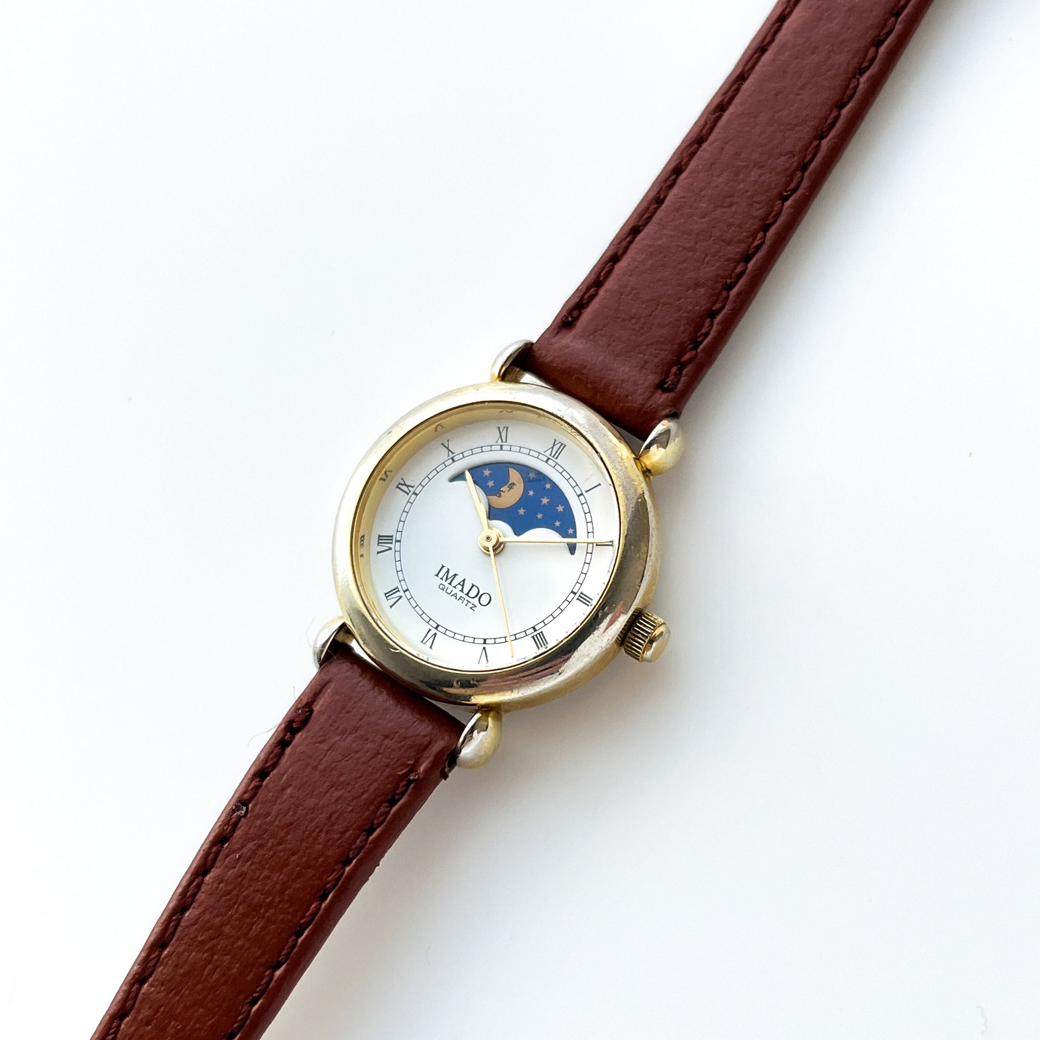 Imado quartz gold online watch