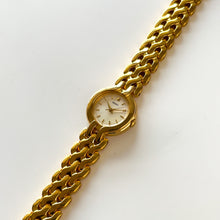 Load image into Gallery viewer, Vintage 1990s Gold-Plated Ladies&#39; Seiko Quartz Watch With Intricate Bracelet
