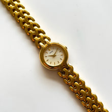 Load image into Gallery viewer, Vintage 1990s Gold-Plated Ladies&#39; Seiko Quartz Watch With Intricate Bracelet
