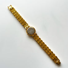 Load image into Gallery viewer, Vintage 1990s Gold-Plated Ladies&#39; Seiko Quartz Watch With Intricate Bracelet
