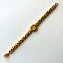 Load image into Gallery viewer, Vintage 1990s Gold-Plated Ladies&#39; Seiko Quartz Watch With Intricate Bracelet
