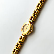 Load image into Gallery viewer, Vintage 1990s Gold-Plated Ladies&#39; Seiko Quartz Watch With Intricate Bracelet
