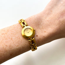 Load image into Gallery viewer, Vintage 1990s Gold-Plated Ladies&#39; Seiko Quartz Watch With Intricate Bracelet
