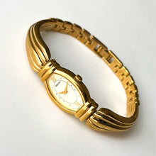 Load image into Gallery viewer, Vintage 1990s Gold-Plated Ladies&#39; Seiko Quartz Watch With Semi Bangle Bracelet
