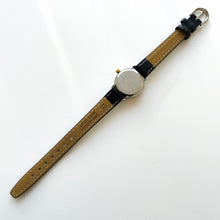 Load image into Gallery viewer, Vintage Sun &amp; Moon Moulin Quartz Watch with Black Leather Strap
