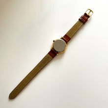 Load image into Gallery viewer, Vintage Ladies&#39; Accurist Moon Phase Quartz Watch with Brown Leather Strap
