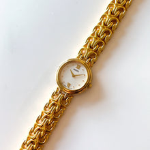 Load image into Gallery viewer, Vintage 1990s Gold-Plated Ladies&#39; Seiko Quartz Watch With Intricate Bracelet
