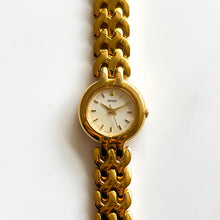 Load image into Gallery viewer, Vintage 1990s Gold-Plated Ladies&#39; Seiko Quartz Watch With Intricate Bracelet
