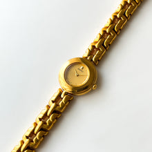 Load image into Gallery viewer, Vintage 1990s Gold-Plated Ladies&#39; Seiko Quartz Watch With Intricate Bracelet
