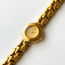 Load image into Gallery viewer, Vintage 1990s Gold-Plated Ladies&#39; Seiko Quartz Watch With Intricate Bracelet
