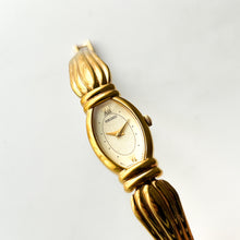 Load image into Gallery viewer, Vintage 1990s Gold-Plated Ladies&#39; Seiko Quartz Watch With Semi Bangle Bracelet
