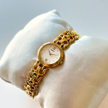 Load image into Gallery viewer, Vintage 1990s Gold-Plated Ladies&#39; Seiko Quartz Watch With Intricate Bracelet
