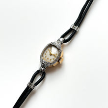 Load image into Gallery viewer, Vintage 1960 Ladies&#39; Two-Tone Bulova Mechanical Watch with Cordette Strap
