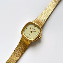 Load image into Gallery viewer, Ladies&#39; Vintage Gold-Plated Tissot Quartz Watch with Beige Dial
