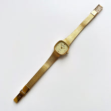 Load image into Gallery viewer, Ladies&#39; Vintage Gold-Plated Tissot Quartz Watch with Beige Dial
