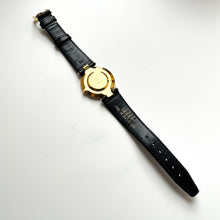 Load image into Gallery viewer, 90s Two-Tone Gucci Unisex Quartz Watch with Black Leather Strap
