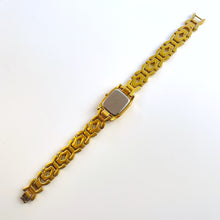 Load image into Gallery viewer, Ladies&#39; Gold-Plated Accurist Quartz Watch with Beige Square Dial
