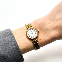 Load image into Gallery viewer, Vintage Ladies&#39; Two-Tone Michel Herbelin Quartz Watch with White Dial
