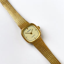 Load image into Gallery viewer, Ladies&#39; Vintage Gold-Plated Tissot Quartz Watch with Beige Dial
