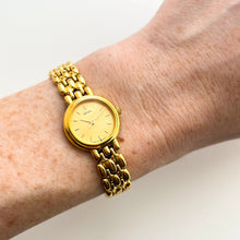 Load image into Gallery viewer, Vintage 1990s Gold-Plated Ladies&#39; Seiko Quartz Watch With Thin Bracelet
