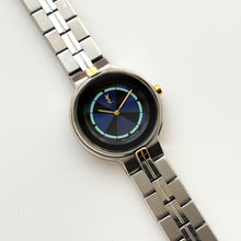 Load image into Gallery viewer, Vintage 90s Yves Saint Laurent Ladies&#39; Quartz Watch with Stainless Steel Bracelet and Blue Dial
