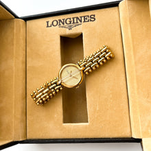 Load image into Gallery viewer, Rare 90s Vintage Ladies&#39; Gold-Plated Rodolphe by Longines Quartz Watch - All Original and Boxed
