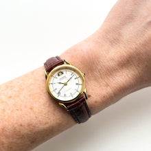 Load image into Gallery viewer, Vintage 90s Ladies&#39; Imado Sun &amp; Moon Phase Quartz Watch
