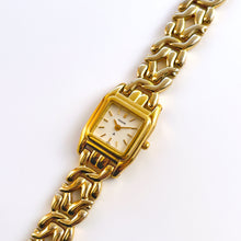 Load image into Gallery viewer, Ladies&#39; Gold-Plated Accurist Quartz Watch with Beige Square Dial
