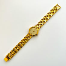 Load image into Gallery viewer, Ladies Pulsar (by Seiko) Watch with Gold-Plated Bracelet and Round Gold Dial
