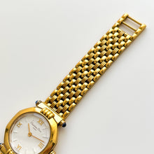 Load image into Gallery viewer, Vintage Christian Dior Gold-Plated Ladies&#39; Quartz Watch with White Dial
