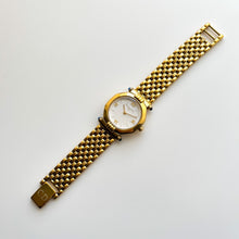 Load image into Gallery viewer, Vintage Christian Dior Gold-Plated Ladies&#39; Quartz Watch with White Dial
