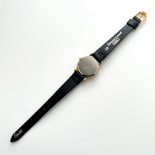 Load image into Gallery viewer, Vintage Ladies&#39; Accurist Moon Phase Quartz Watch with Black Leather Strap
