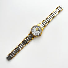 Load image into Gallery viewer, YSL Ladies’ Moon Phase Quartz Watch with Two-Tone Bracelet and White Dial
