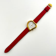 Load image into Gallery viewer, Vintage Yves Saint Laurent Gold-Plated Ladies&#39; Quartz Watch with Heart Shaped Dial - Boxed
