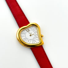 Load image into Gallery viewer, Vintage Yves Saint Laurent Gold-Plated Ladies&#39; Quartz Watch with Heart Shaped Dial - Boxed
