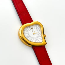 Load image into Gallery viewer, Vintage Yves Saint Laurent Gold-Plated Ladies&#39; Quartz Watch with Heart Shaped Dial - Boxed
