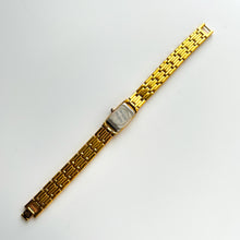 Load image into Gallery viewer, Rare Vintage 1990s 18ct Gold-Plated Ladies&#39; Seiko Quartz Watch With Diamond-Set Bezel
