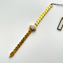 Load image into Gallery viewer, Ladies Anchor Watch with Gold-Plated Bracelet and Intricate Bracelet
