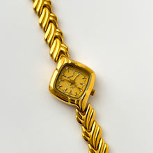 Load image into Gallery viewer, Ladies Anchor Watch with Gold-Plated Bracelet and Intricate Bracelet
